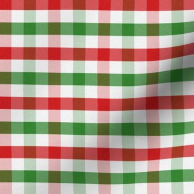 small scale classic christmas gingham