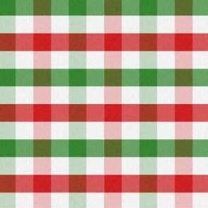 small scale classic christmas gingham