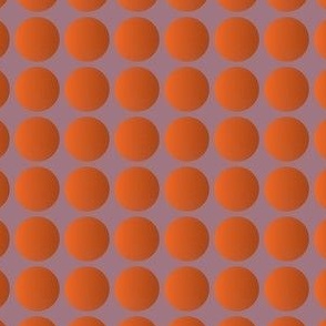 Burnt Orange Textured Balls in Mauve
