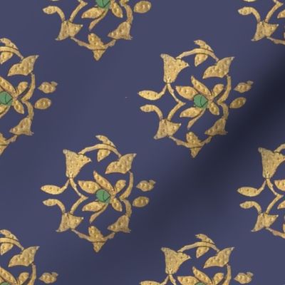 Blue Indian Motifs