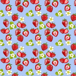 Juicy Strawberries - Blue
