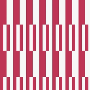 viva magenta and white stripes by rysunki_malunki