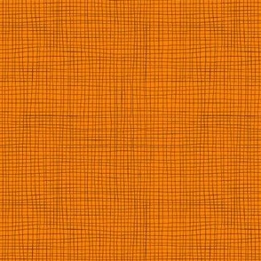 1279 small - Linen Texture - Black on Orange