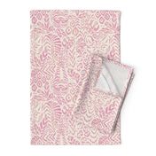 Peaceful Jungle Ikat - 12" large - cool pink