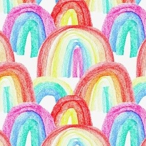 Just Crayon Rainbows