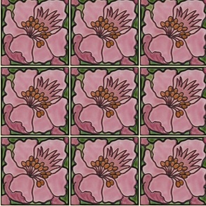 Art Nouveau Tile 12