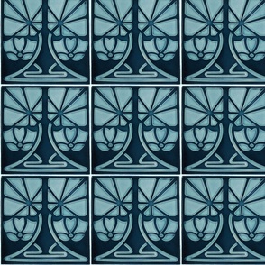 Art Nouveau Tile 16