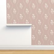 Wildflower Stripe - Rose and Ivory
