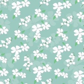 Lily of the valley - green