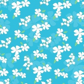 Lily of the valley -Aqua blue