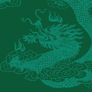 Dragons - Large - Jade Green