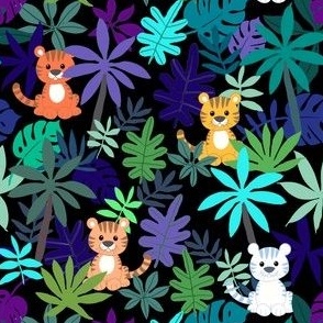 Joyful jungle cuties