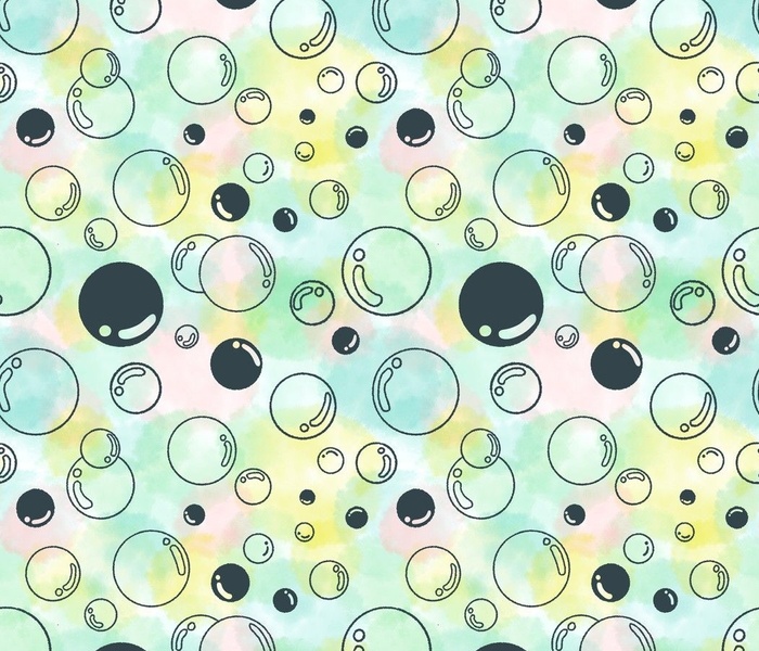 Watercolor Bubbles