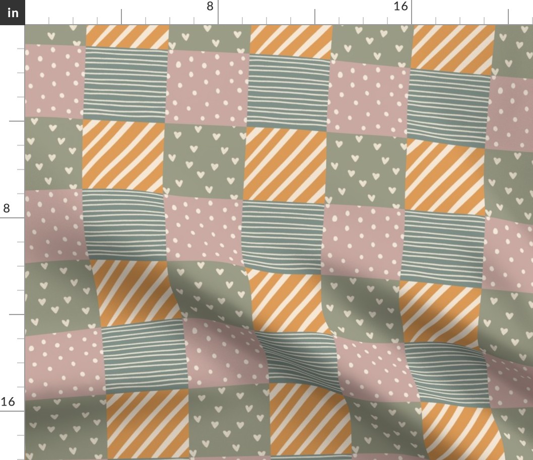 Small cheater quilt