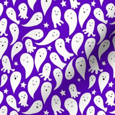 Halloween cute Ghosts purple