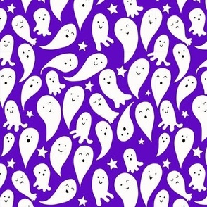 Halloween cute Ghosts purple