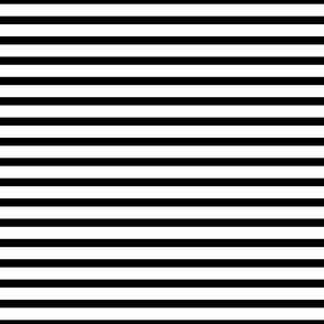 Thin Black Stripes on White