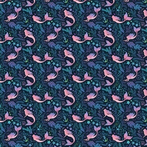 Mermaid ocean pink mermaids extra small