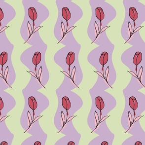 Tulips in Poses (1026-4)
