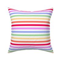 Trolls rainbow stripe on white 6x6 sideways