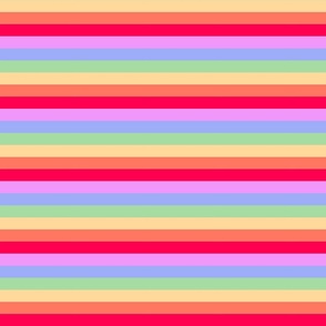 Trolls rainbow stripe 4x4 sideways