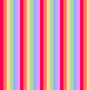 Trolls rainbow stripe 4x4