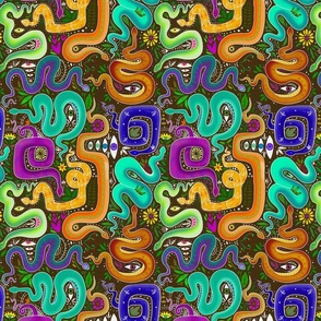 Snake trip brown medium