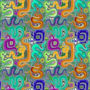 Snake trip grey medium 