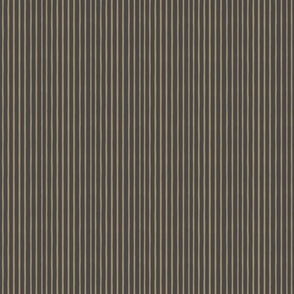 Stripes - Charcoal and Gold