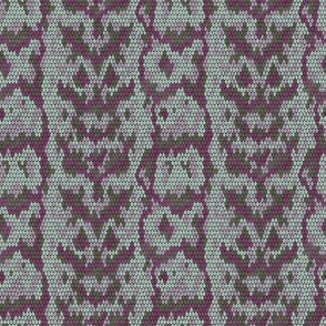 Snakeskin - Green and Purple
