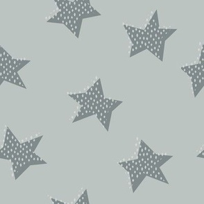 booboo collective - speckled stars - muted teal