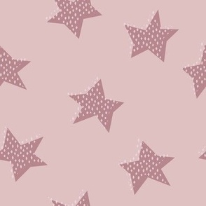 booboo collective - speckled stars - mauve