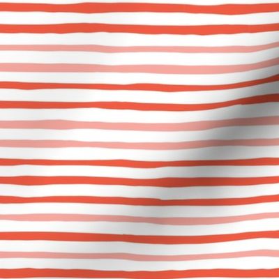 booboo collective - feehand stripe - festive red