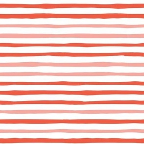 booboo collective - feehand stripe - festive red