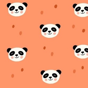 Baby Panda - Orange_large