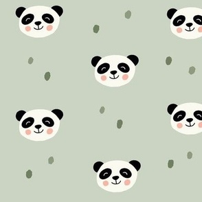 Baby Panda - Pale green_large