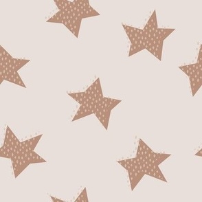 booboo collective - speckled stars - caramel brown