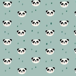 Baby Panda - Pale green blue_medium