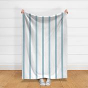Classic Linen Triple Stripe Textured classic blue large
