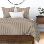 Classic Stripe Five Thick and Thin neutral beige brown background medium