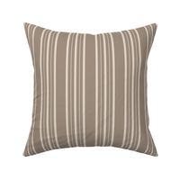 Classic Stripe Five Thick and Thin neutral beige brown background medium