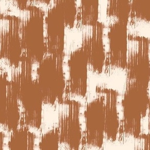 Batik Inspired Color Splash In brown _large