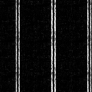 Classic Linen Double Stripe Textured black background large