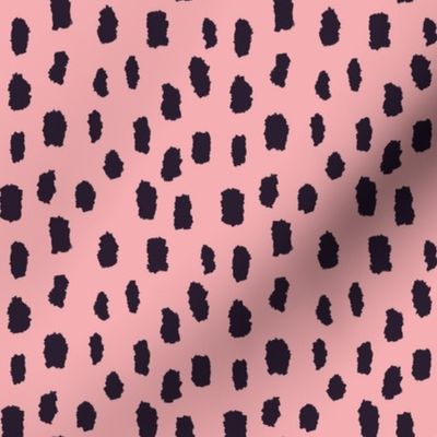 Black marks on pink background _small