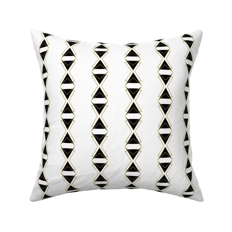 ART DECO SIMPLICITY - BLACK, WHITE AND GOLD