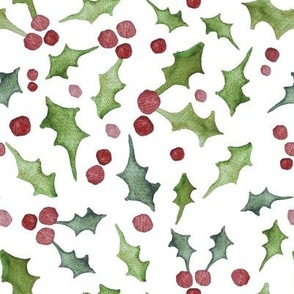 holly jolly christmas swatch 12 on white