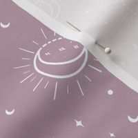 Sun Moon Scatter Solid Lilac Norlie Studio