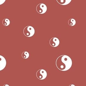 Yin Yang Scatter Red Norlie Studio2