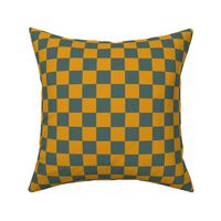 Checkered simple -green,yellow