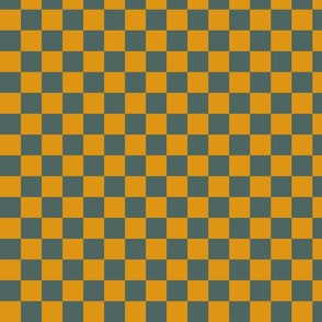 Checkered simple -green,yellow